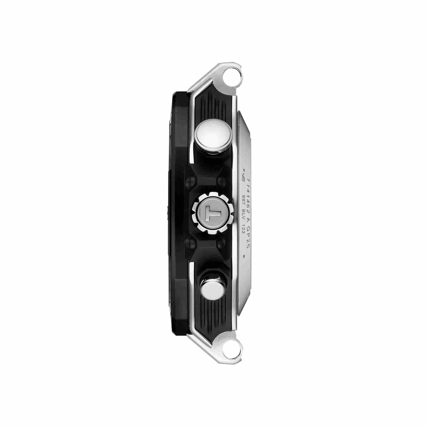 Tissot T1414622704100 мужские часы застежка крупным планом