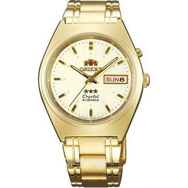 Orient Orient EM0801EC (FEM0801EC)  FEM0801EC механические мужские часы шампань циферблат, браслет  — вид спереди