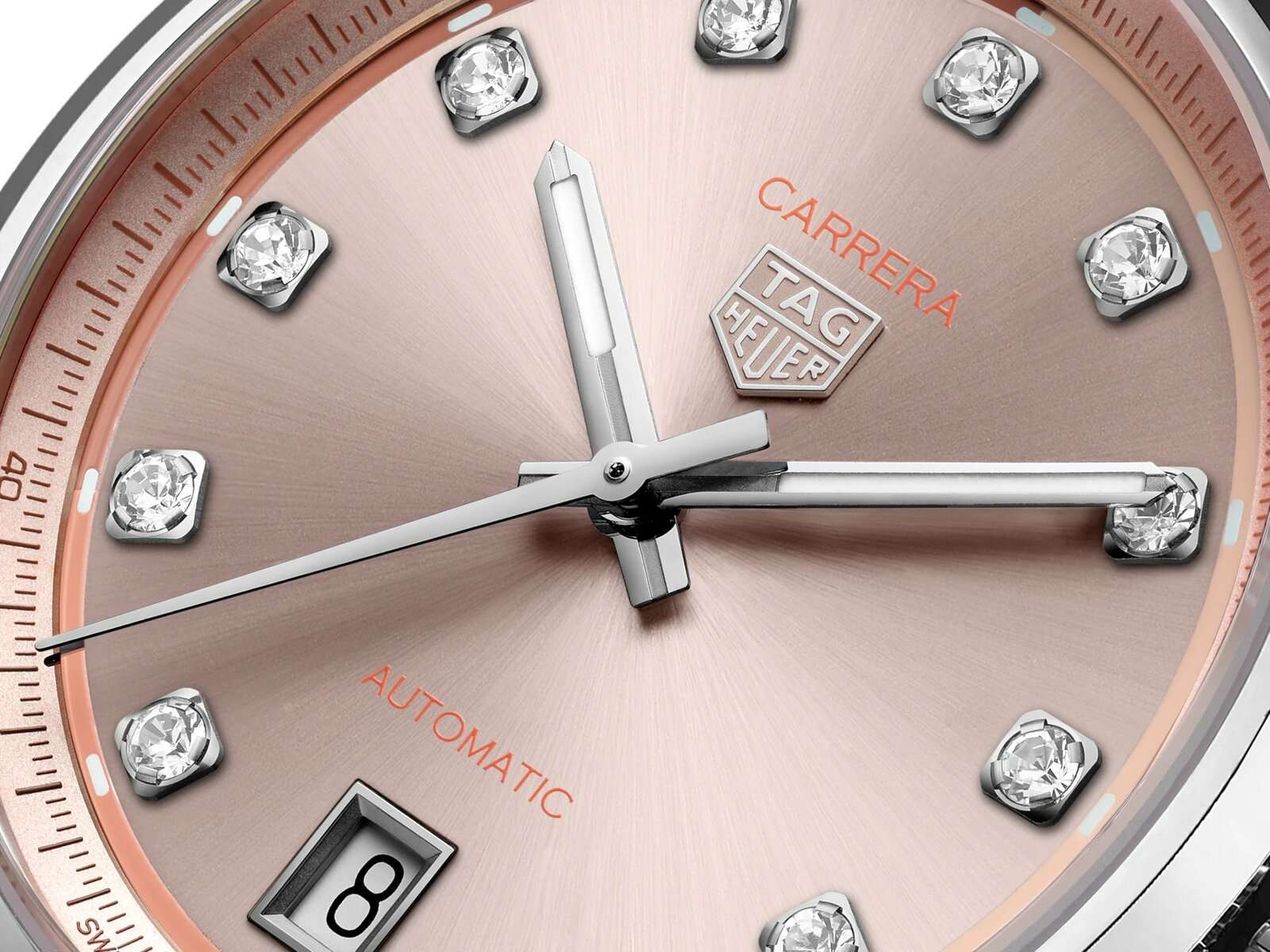 TAG Heuer TAG Heuer Carrera Date WBN231D.BA0001, carrera швейцария женские часы на браслете нержавеющая сталь боковой вид