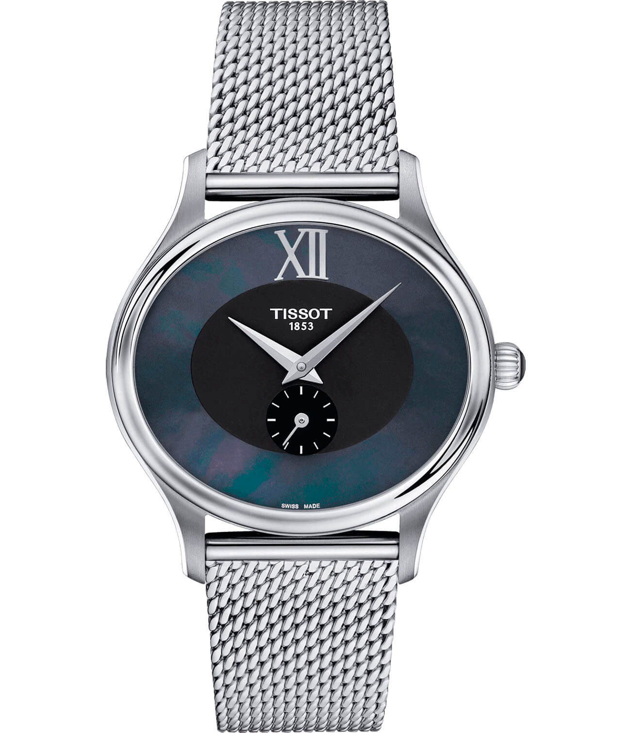 Tissot Tissot Bella Ora T103.310.11.123.00 Bella Ora T1033101112300 кварцевые женские часы перламутровый циферблат, браслет нержавеющая сталь — вид спереди