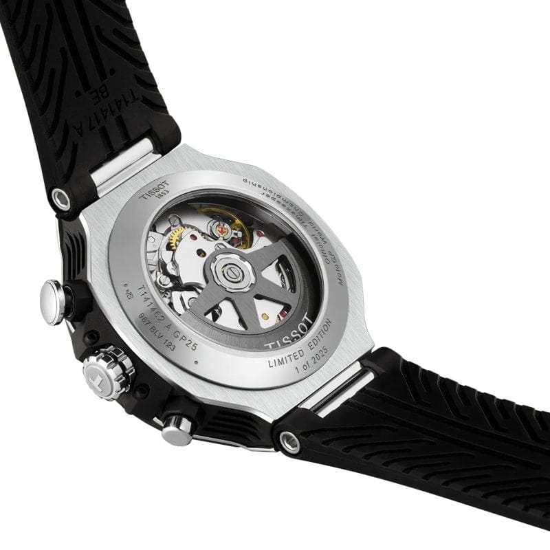 Tissot Tissot T-Race MotoGP Automatic Chronograph T141.462.27.041.00 T Race - задняя крышка сталь металл корпуса, швейцария часы
