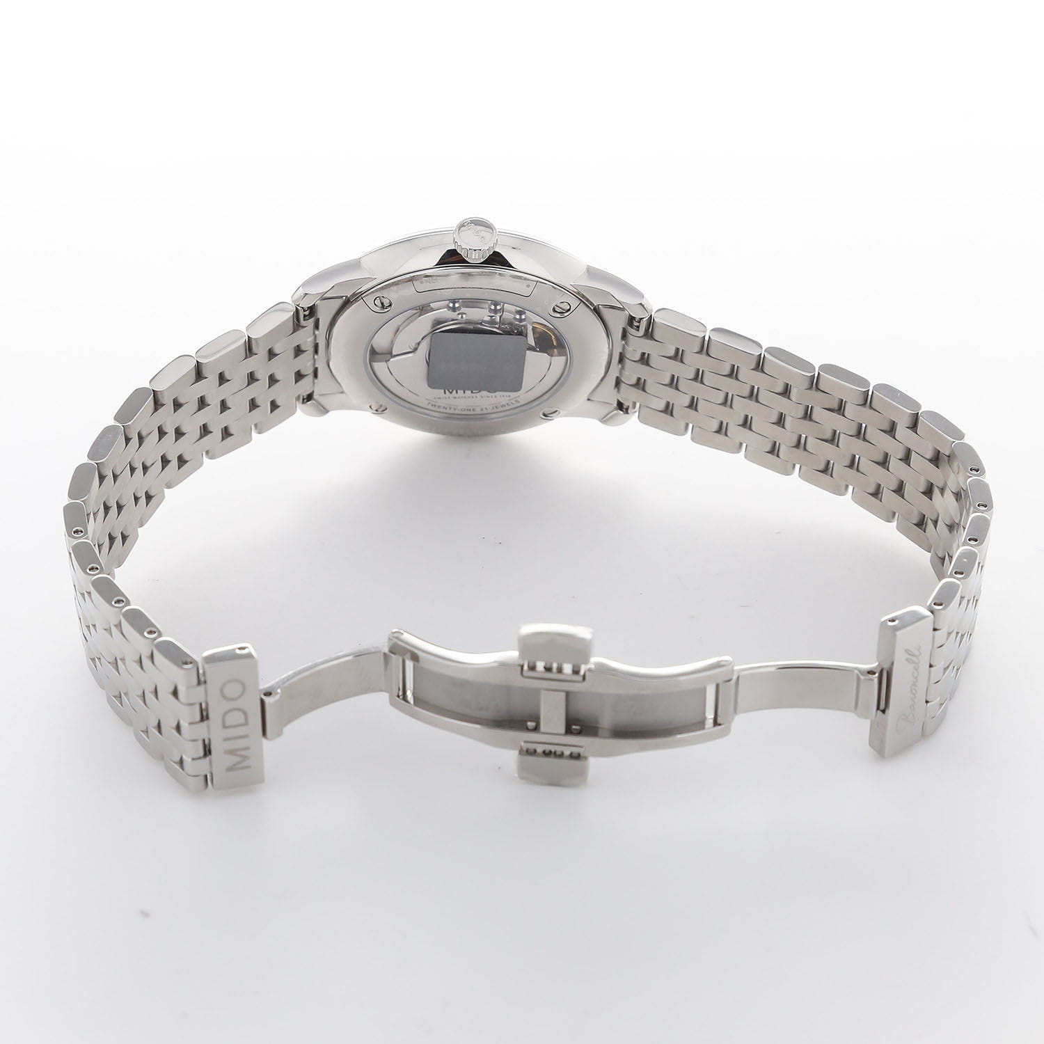 Mido Mido Baroncelli M027.407.11.050.00, baroncelli швейцария женские часы на браслете нержавеющая сталь боковой вид