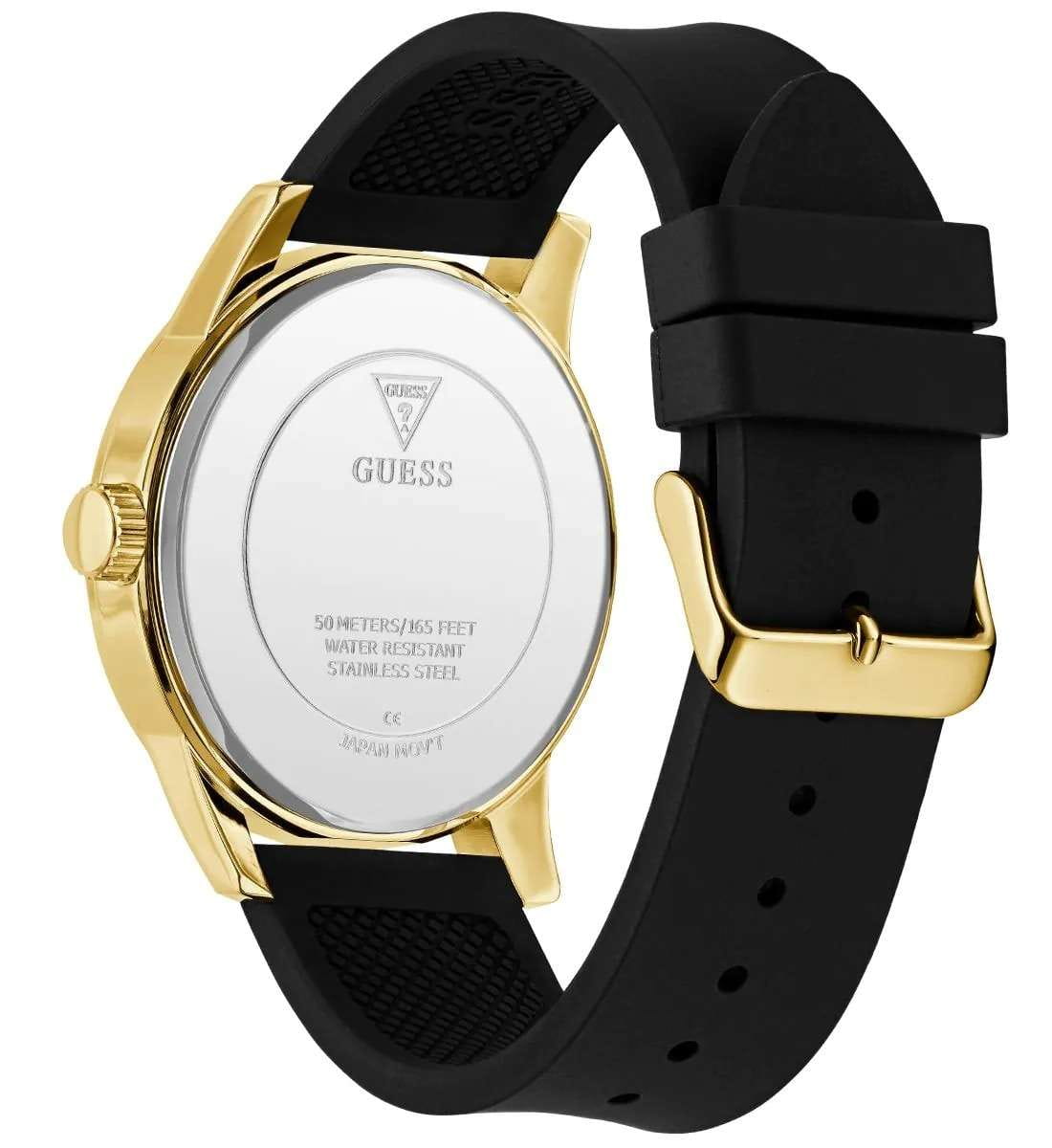 Guess Guess Trend Badge GW0916G1,  сша мужские часы на браслете силикон боковой вид