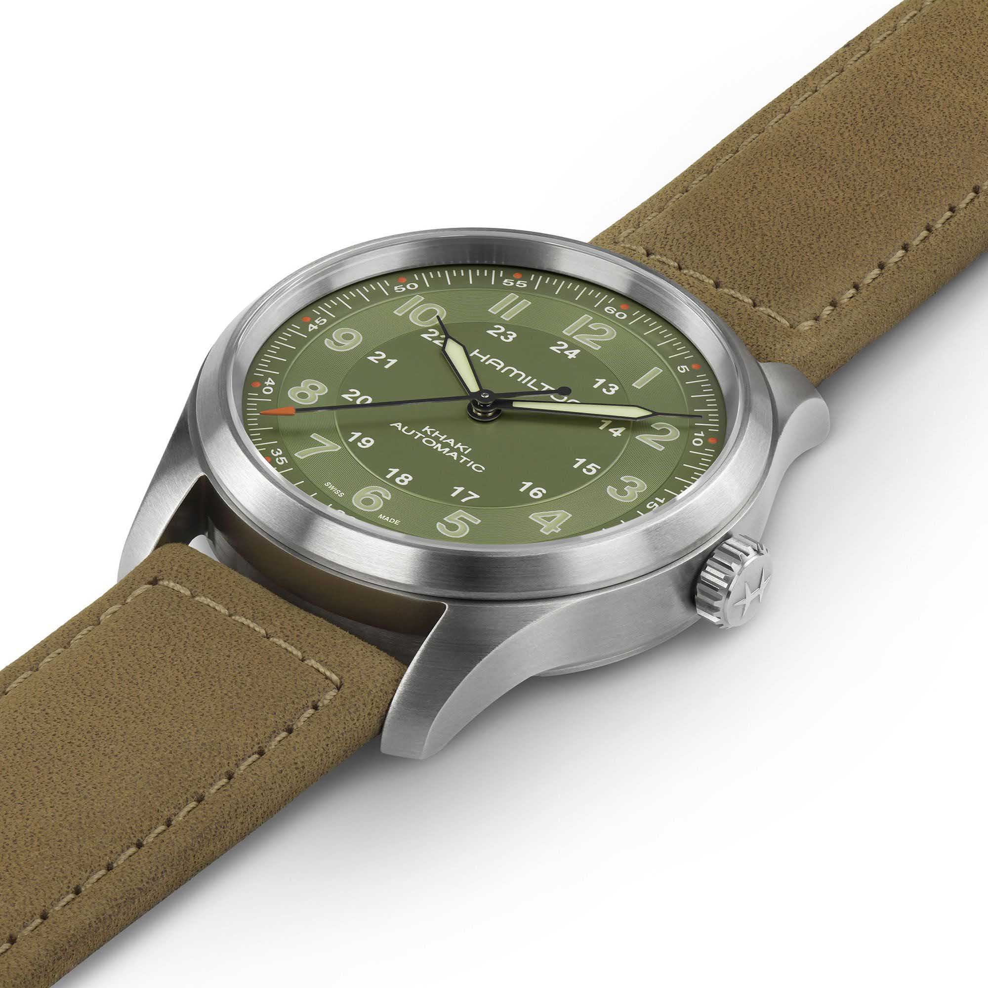 Hamilton Hamilton Khaki Field Titanium Auto H70205860 H70205860 оригинальные мужские часы в комплекте с коробкой