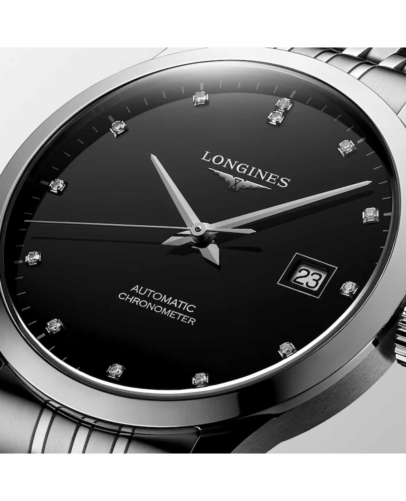 Longines Longines Record Collection L2.820.4.57.6 , наручные женские часы фото под углом