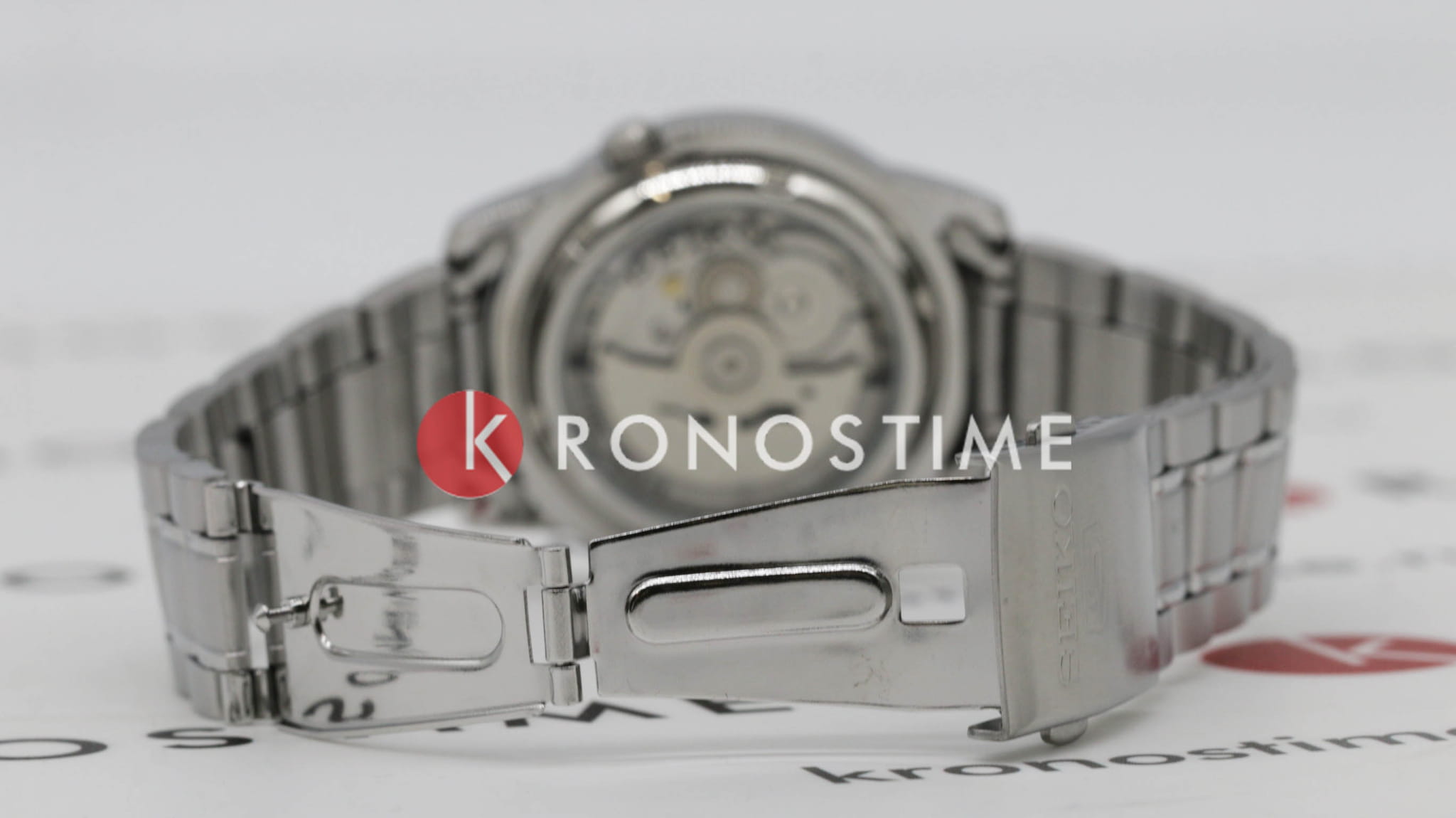 Seiko Seiko 5 Regular SNKE49K1 мужские часы белый циферблат на запястье