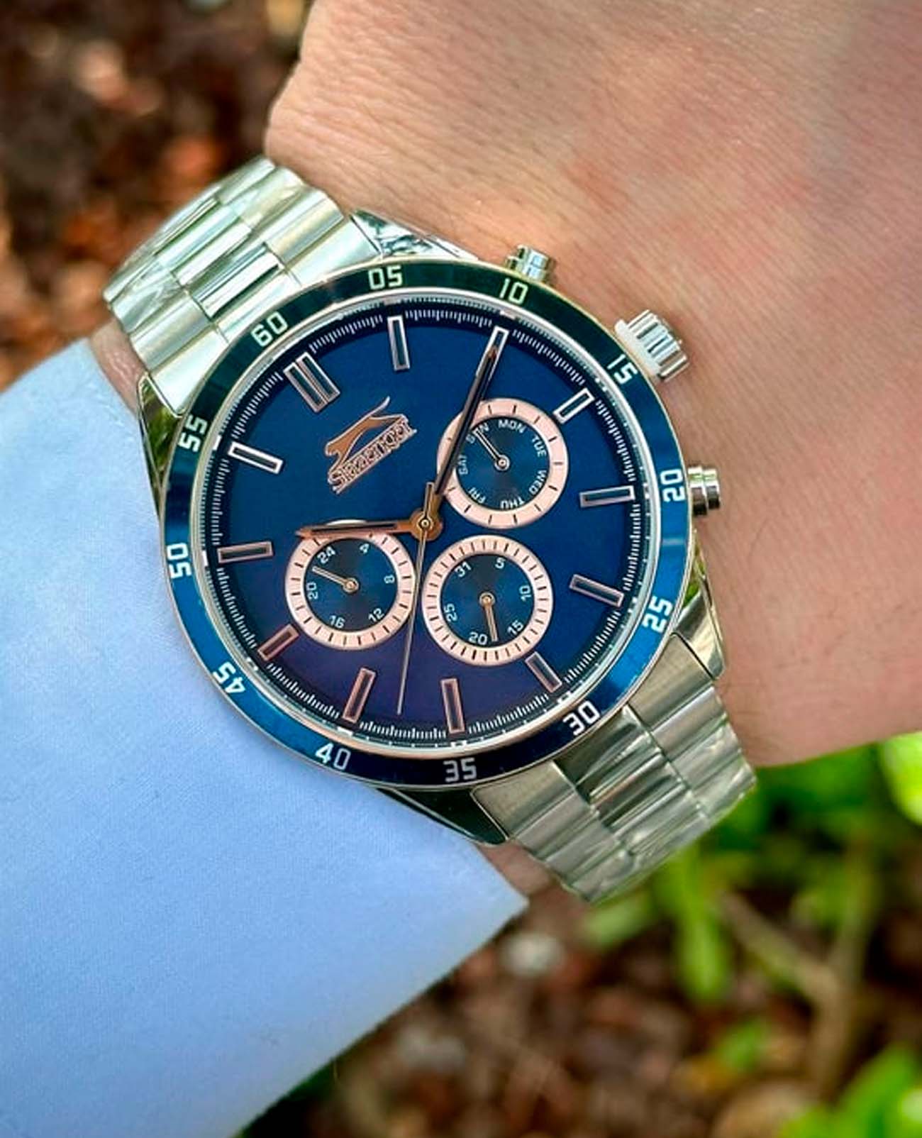 Slazenger Slazenger Multifunction SL.09.2109.2.01 , наручные мужские часы фото под углом