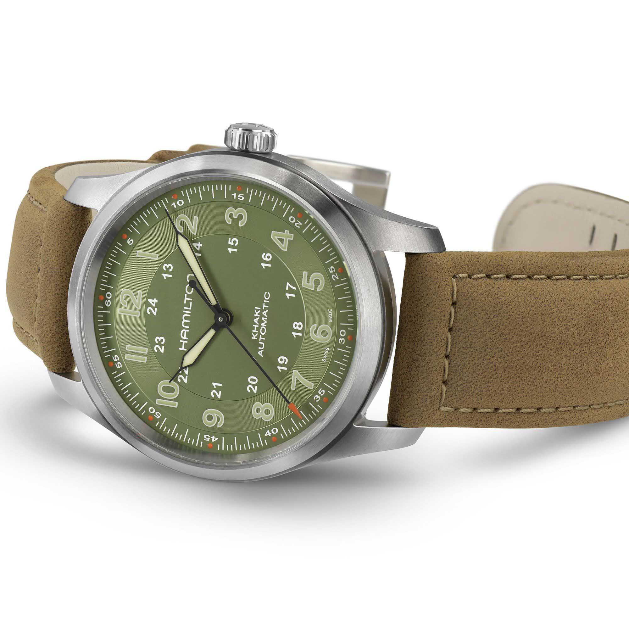 Hamilton Hamilton Khaki Field Titanium Auto H70205860 швейцария наручные мужские часы заводная головка с логотипом Hamilton