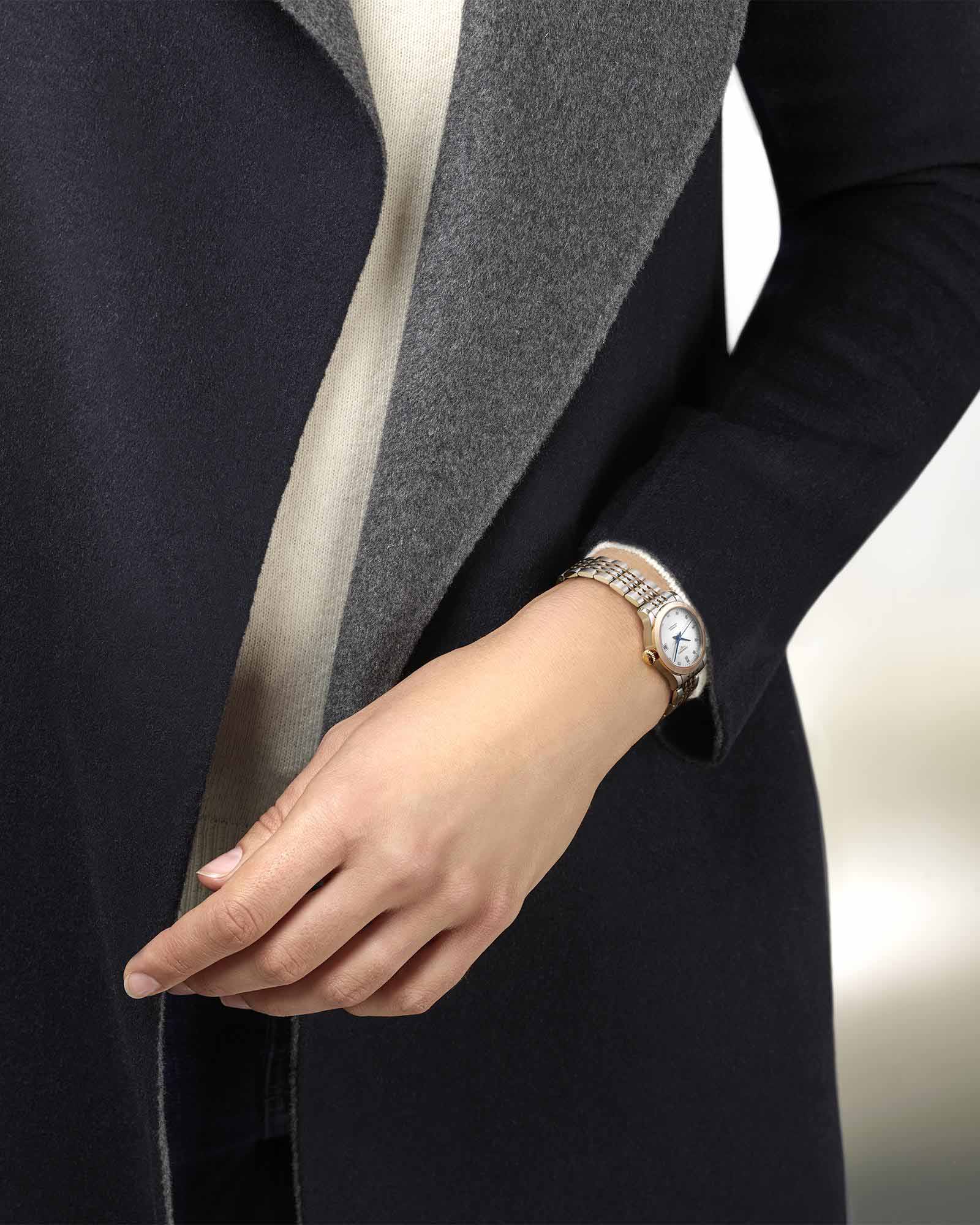 Longines Longines Record Collection L2.320.5.87.7 женские часы черный циферблат на запястье