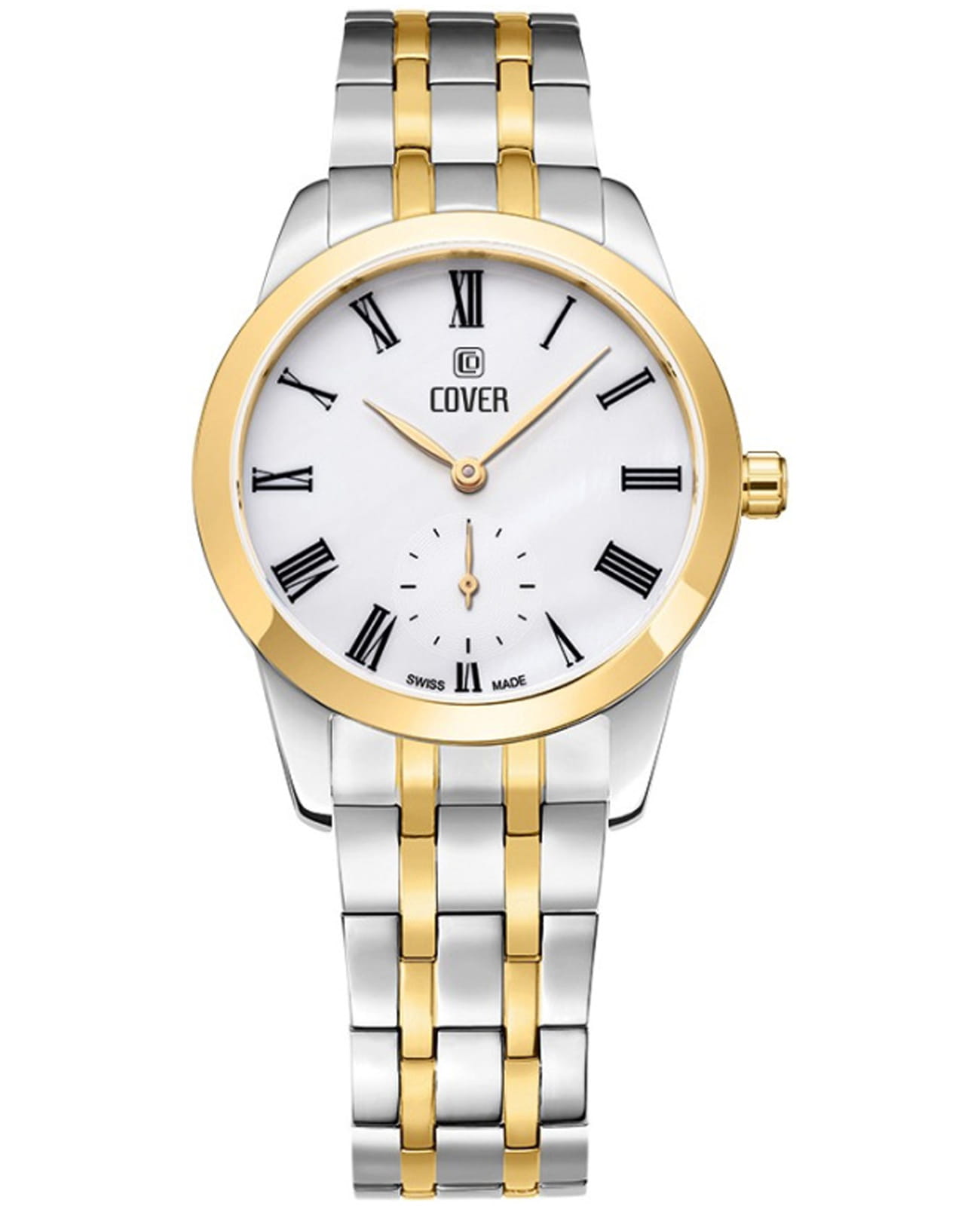 Cover Cover Nobila CO195.08  CO195.08 кварцевые женские часы белый циферблат, браслет нержавеющая сталь с pvd-покрытием — вид спереди