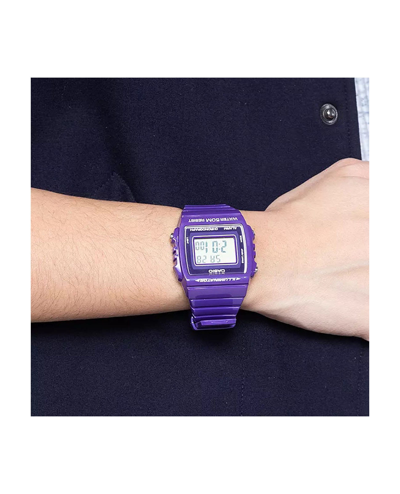 Casio Casio Collection W-215H-6A , наручные мужские часы фото под углом