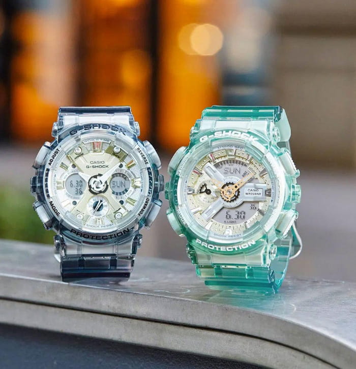 Casio Casio G-Shock GMA-S110GS-3A  — детали корпуса и пластик