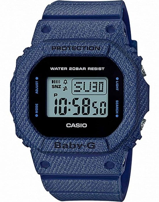 Casio Casio Baby-G BGD-560DE-2DR  BGD-560DE-2DR электронные женские часы черный циферблат, браслет пластик — вид спереди