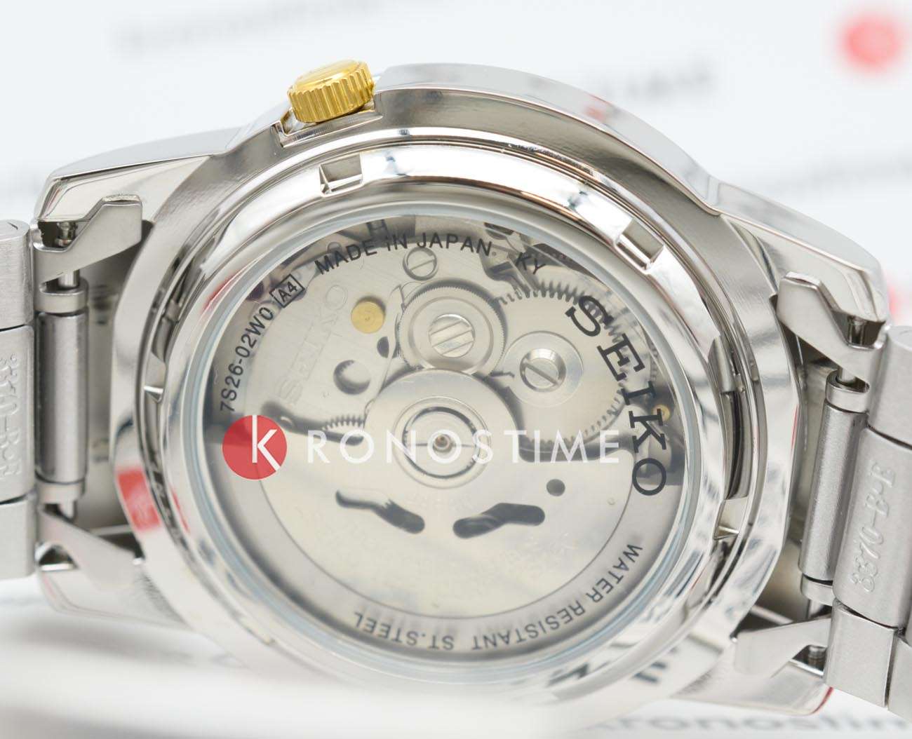 Оригинальные часы Seiko Seiko 5 Regular SNKK07J1 механические калибр механизма 7s26 общий вид