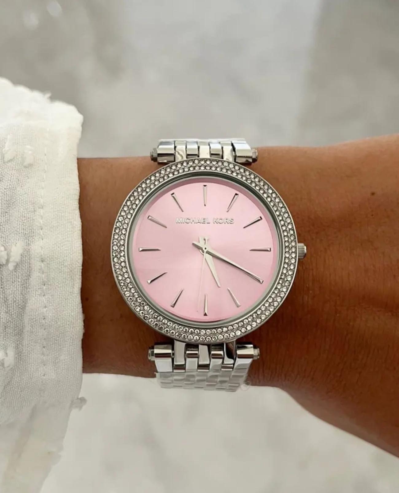 Michael Kors Michael Kors Darci MK3352 женские часы розовый циферблат на запястье