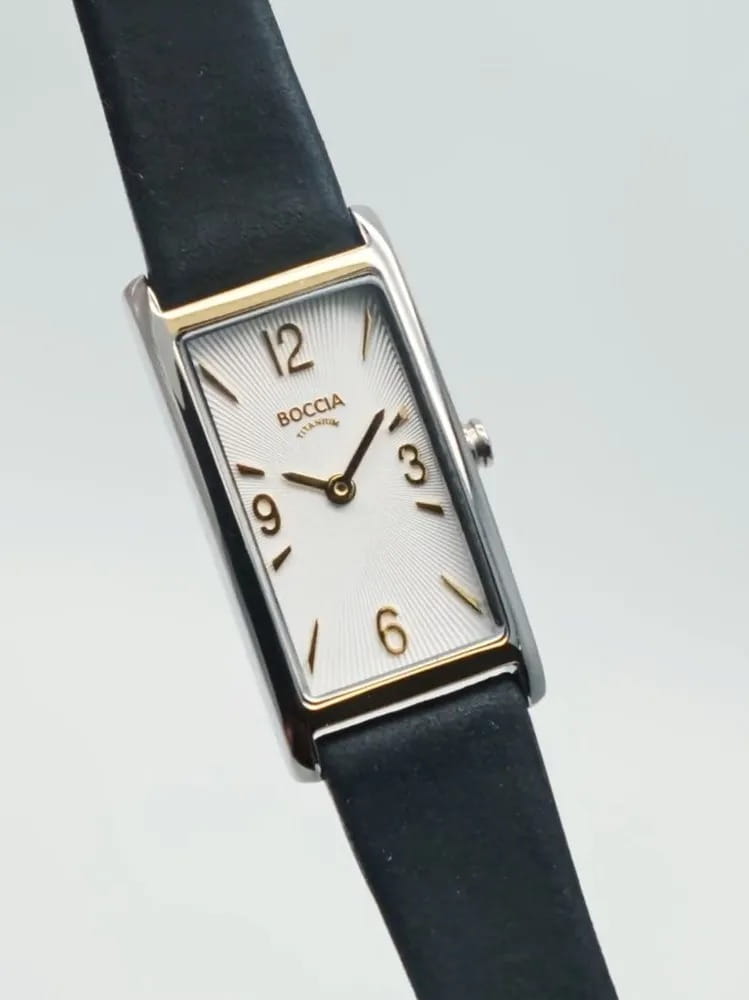 Boccia Titanium Boccia Titanium 3366-02,  германия женские часы на браслете кожаный боковой вид