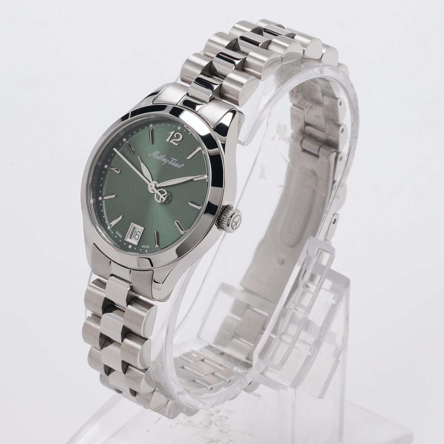 Mathey-Tissot Mathey-Tissot Urban D411MAV женские часы зеленый циферблат на запястье