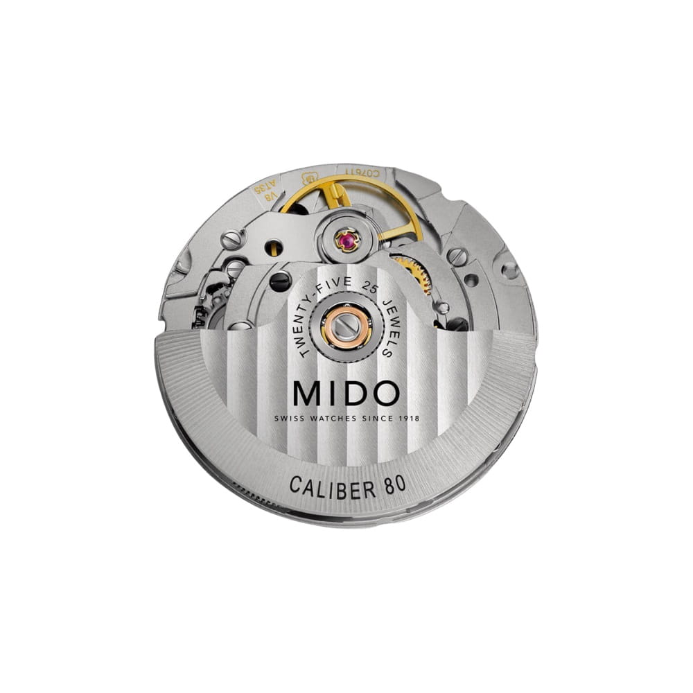 Оригинальные часы Mido Mido Baroncelli Wild Stone M035.207.36.471.00 механические калибр механизма mido calibre 80 (на базе eta c07.611) общий вид