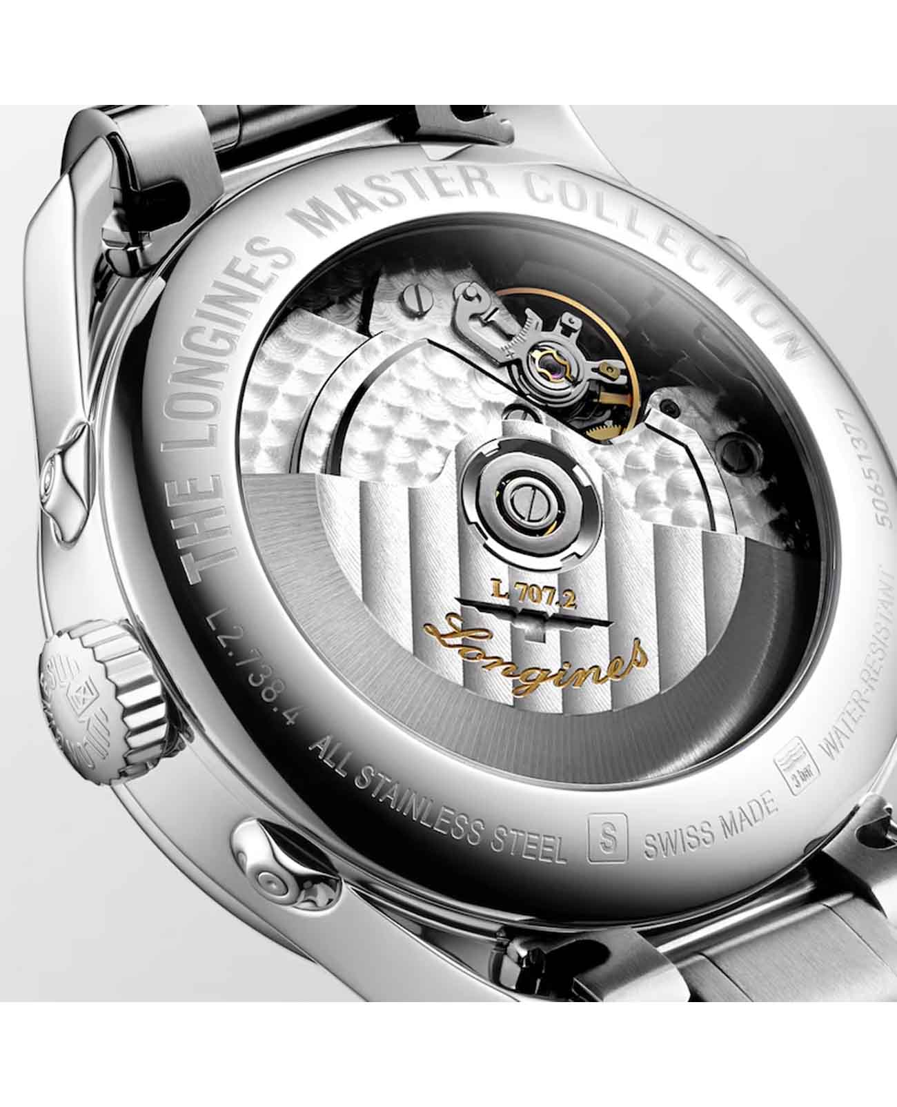 Longines Longines Master Collection L2.738.4.71.6  - задняя крышка сталь металл корпуса, швейцария часы