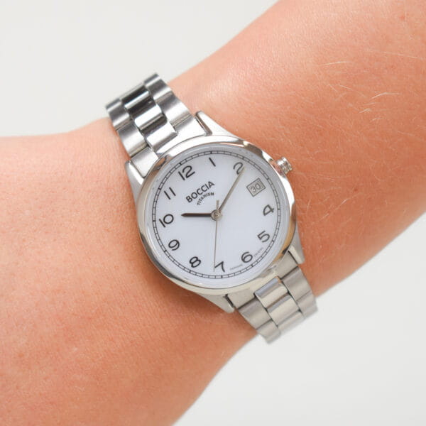 Boccia Titanium Boccia Titanium 3324-01 , наручные женские часы фото под углом