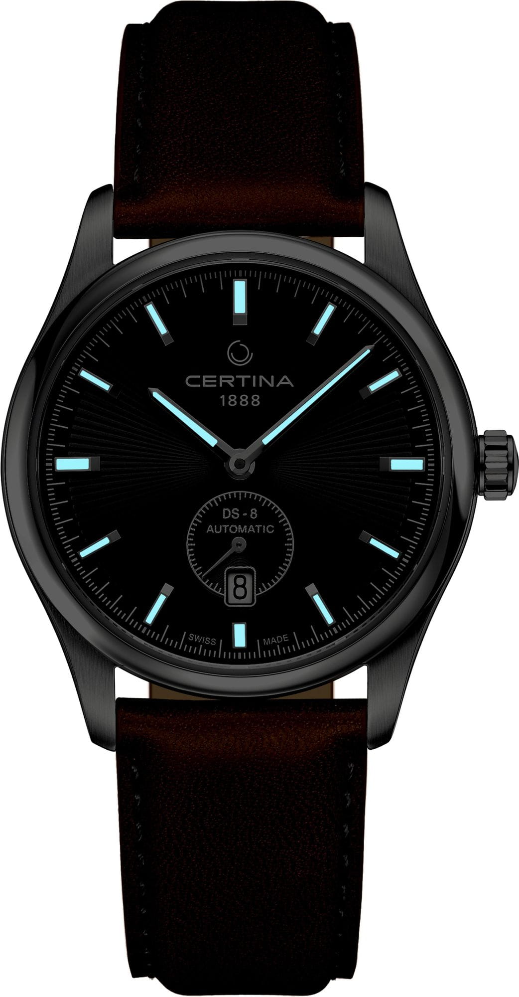 Оригинальные часы Certina Certina DS-8 C033.428.16.051.00 кварцевые калибр механизма eta 2825-2 общий вид