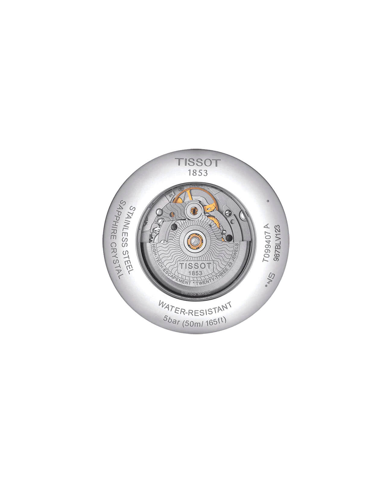 Tissot Tissot Chemin des Tourelles Powermatic 80 T099.407.16.447.00 Chemin des Tourelles, наручные мужские часы фото под углом