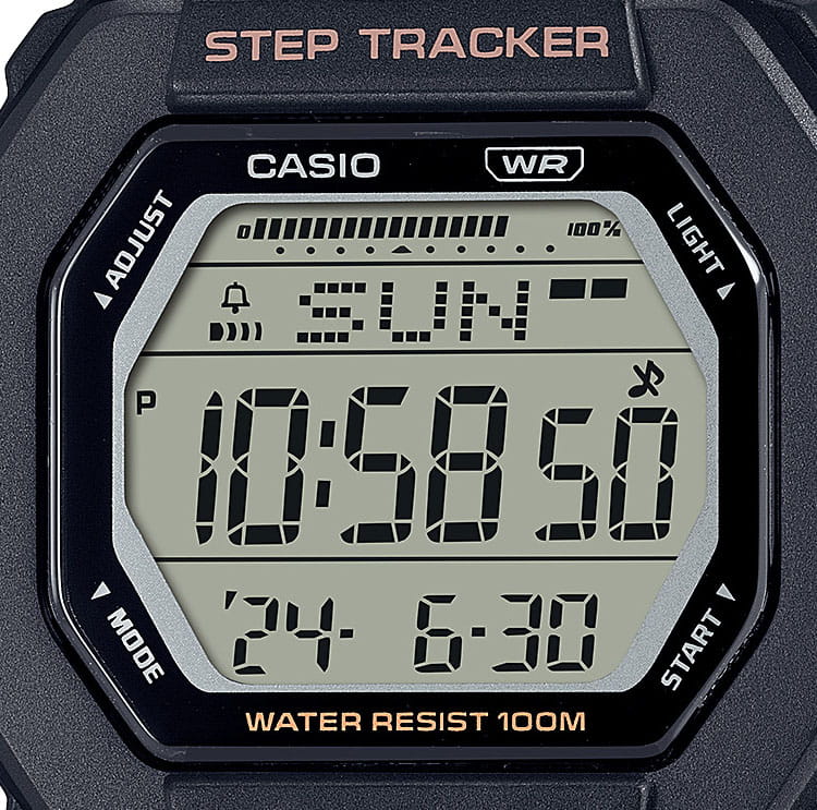 Casio Casio Digital LWS-2200H-1AVEF мужские часы  циферблат на запястье
