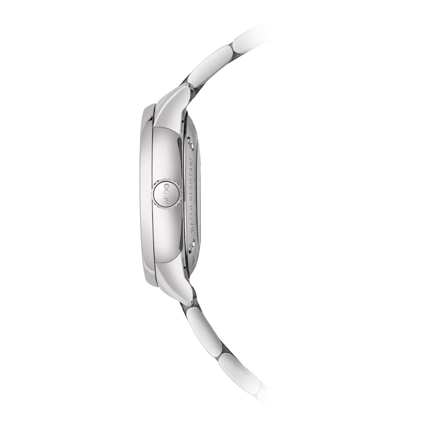 Mido Mido Baroncelli Signature M037.207.11.041.01, baroncelli швейцария женские часы на браслете нержавеющая сталь боковой вид