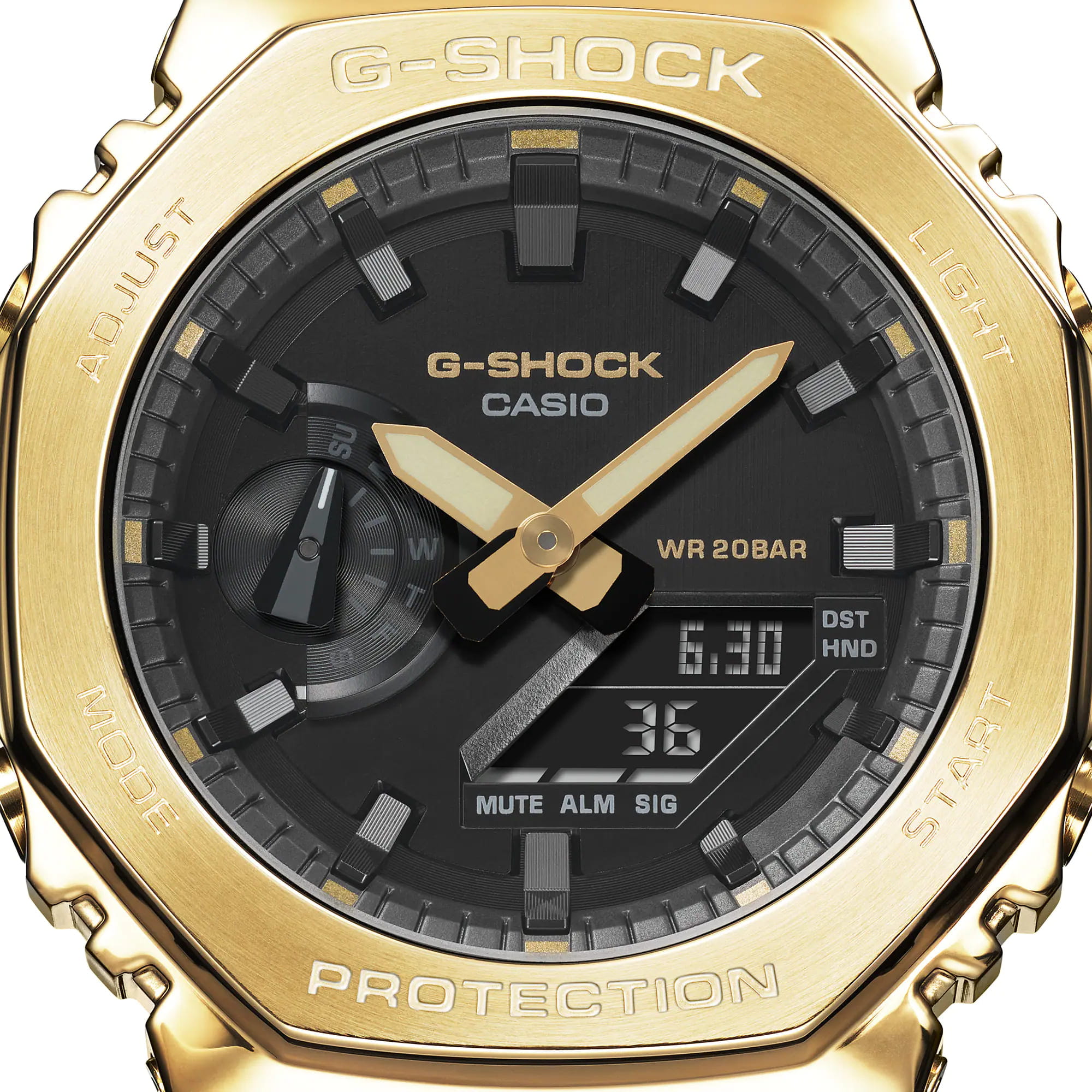 Casio Casio G-Shock GM-2100G-1A9DR (GM-2100G-1A9) япония наручные мужские часы заводная головка с логотипом Casio