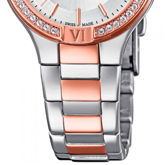 Candino Candino Lady Petite C4628/1,  швейцария женские часы на браслете сталь c pvd покрытием боковой вид