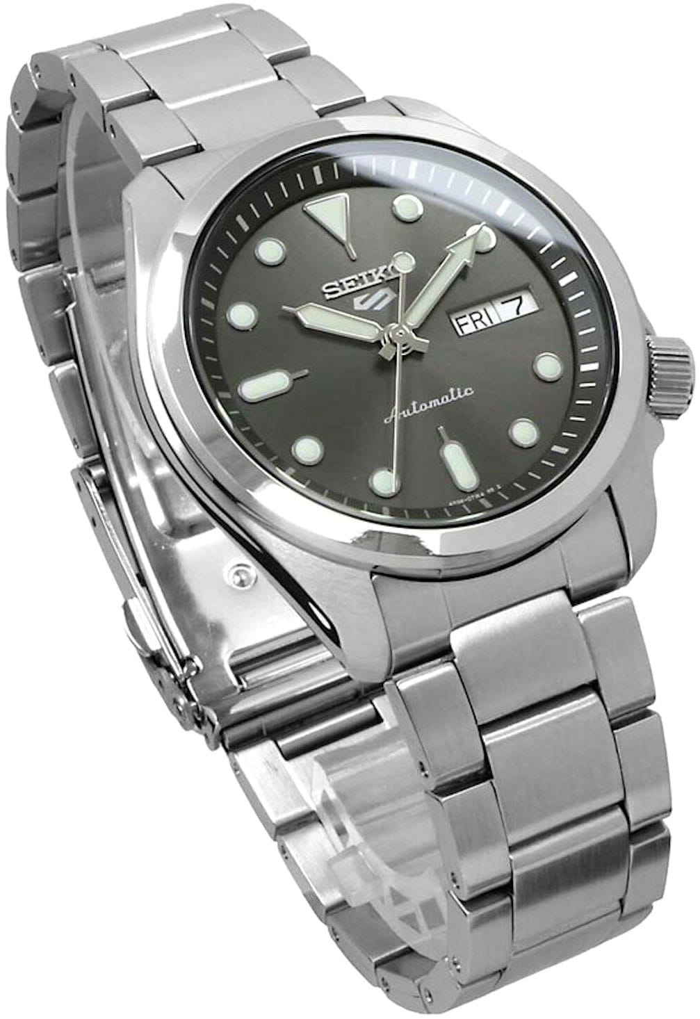 Оригинальные часы Seiko Seiko 5 Sports SRPE51K1 механические калибр механизма 4r36 общий вид