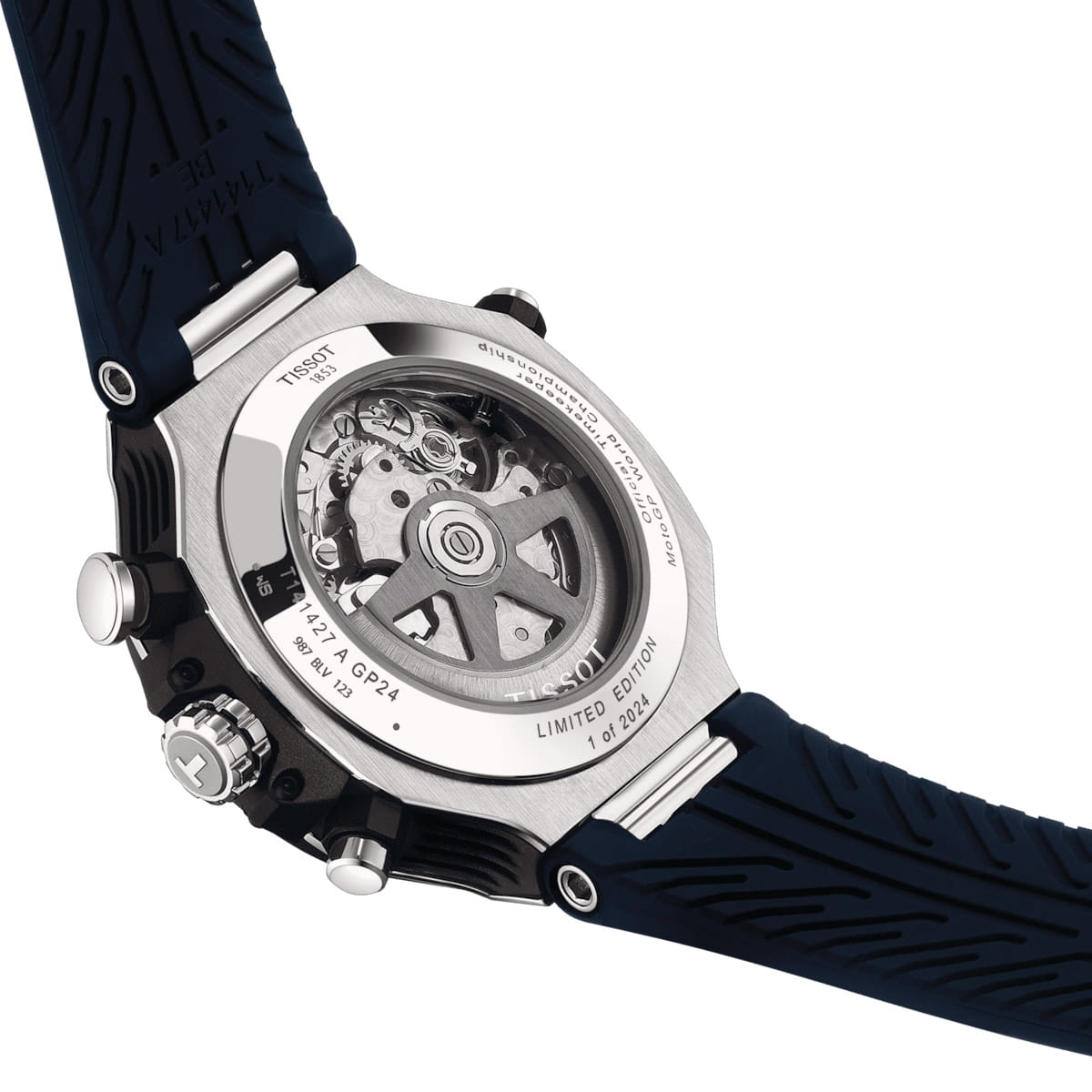 Оригинальные часы Tissot Tissot T-Race MotoGP™ Automatic Chronograph 2024 Limited Edition T141.427.27.041.00 кварцевые калибр механизма eta g10.212 общий вид