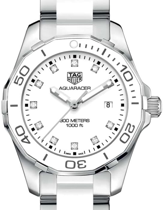 TAG Heuer TAG Heuer Aquaracer WAY141D.BA0919 , наручные женские часы фото под углом