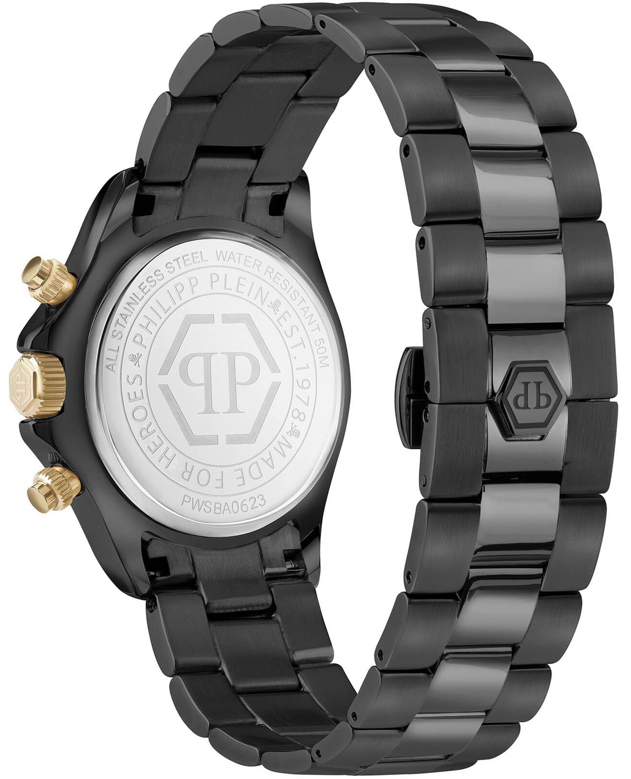 Philipp Plein Philipp Plein Nobile Lady PWSBA0623, nobile германия женские часы на браслете нержавеющая сталь с ip-покрытием боковой вид