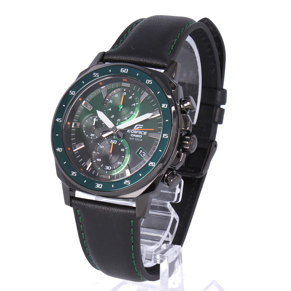 Casio Casio Edifice EFV-600CL-3AVUDF (EFV-600CL-3A) мужские часы зеленый циферблат на запястье