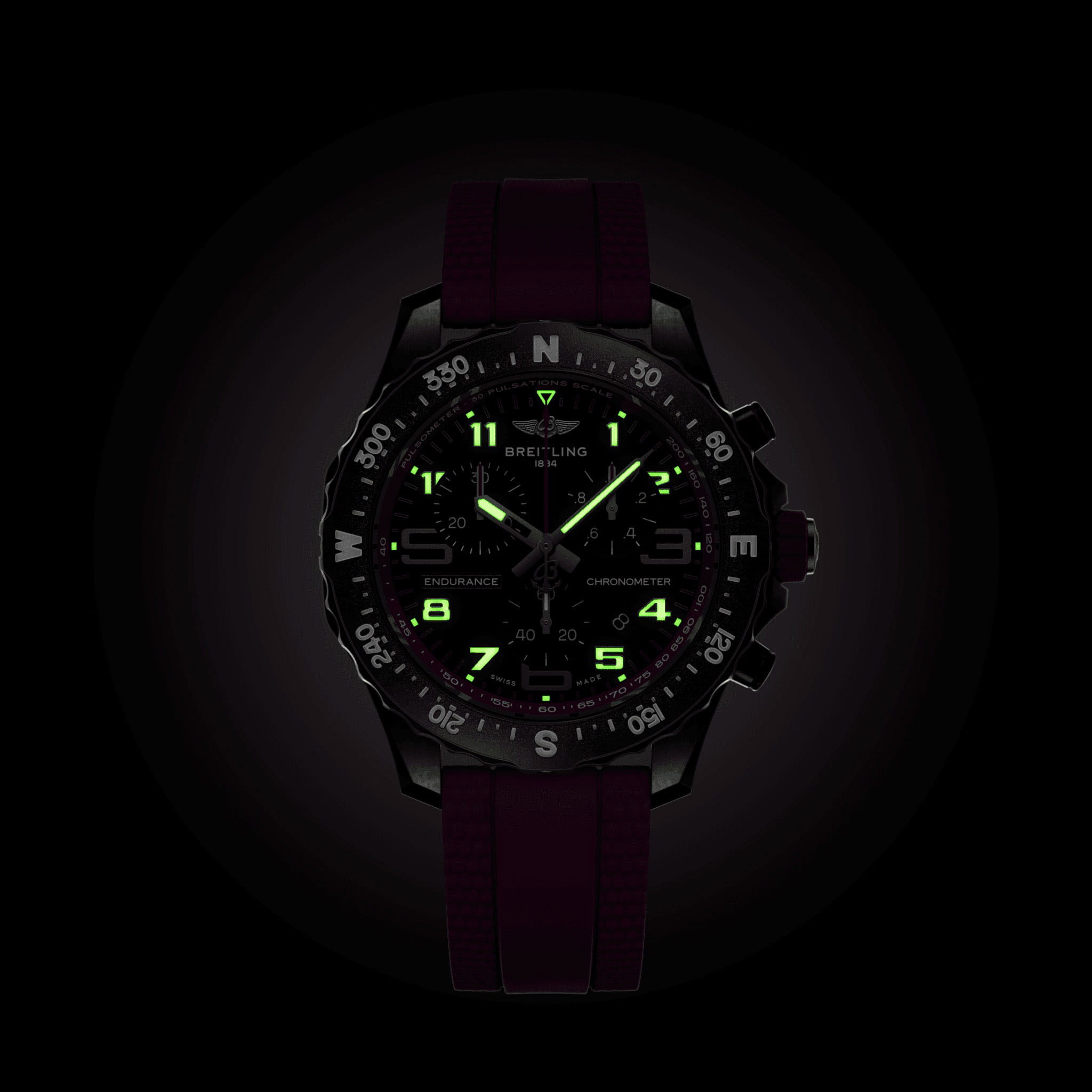 Breitling Breitling Endurance Pro 38 X83310F61B1S1 кварцевые женские часы часы крупный план черный циферблата