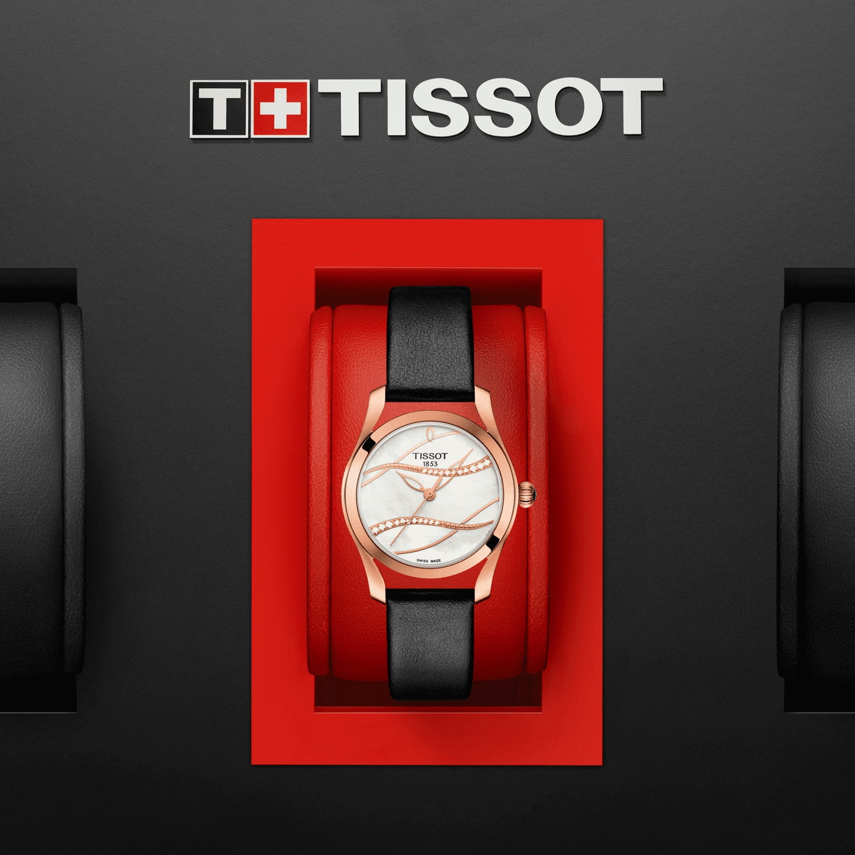 Tissot Tissot T-Wave T112.210.36.111.00 женские часы перламутровый циферблат на запястье