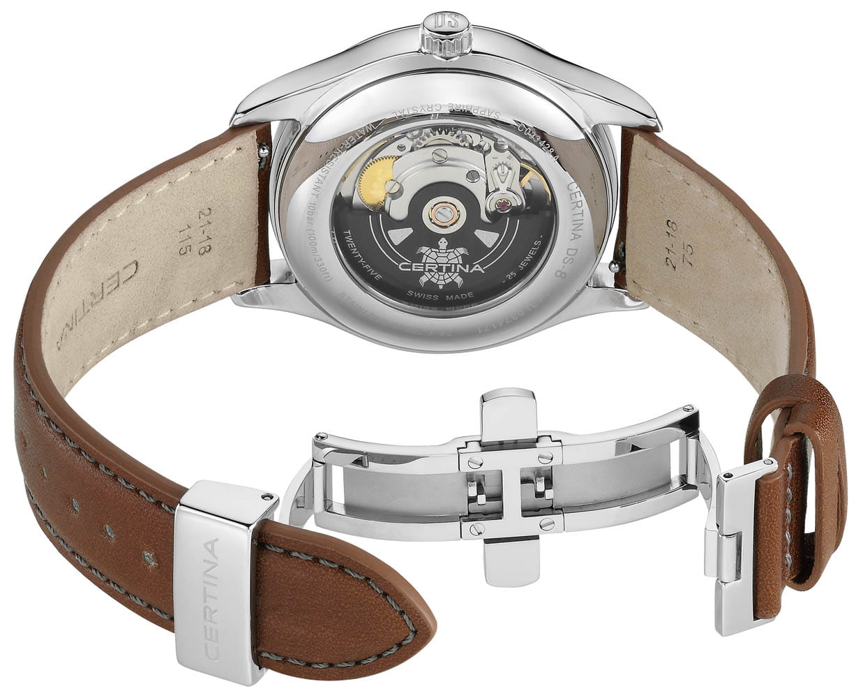 Certina Certina DS-8 C033.428.16.051.00 мужские часы черный циферблат на запястье