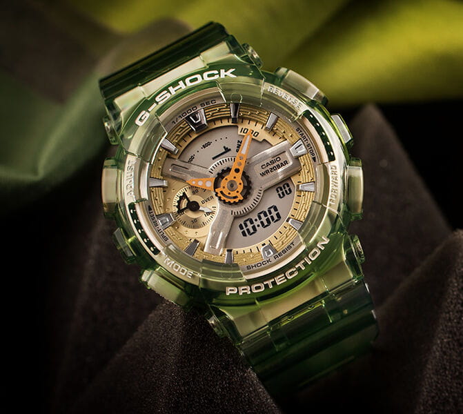 Casio Casio G-Shock GMA-S110GS-3A GMA-S110GS-3A оригинальные женские часы в комплекте с коробкой