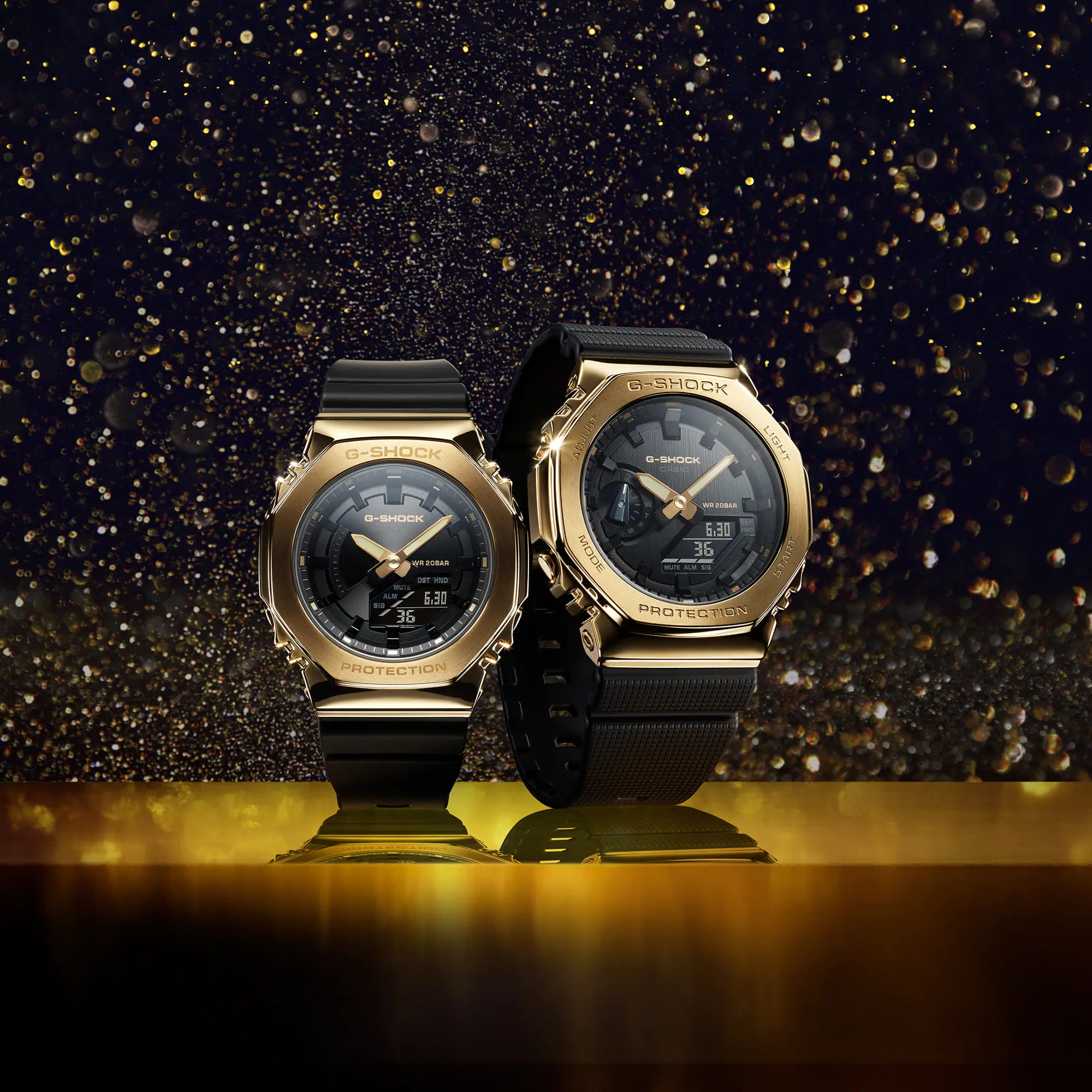 Оригинальные часы Casio Casio G-Shock GM-2100G-1A9DR (GM-2100G-1A9) в фирменной упаковке от производителя