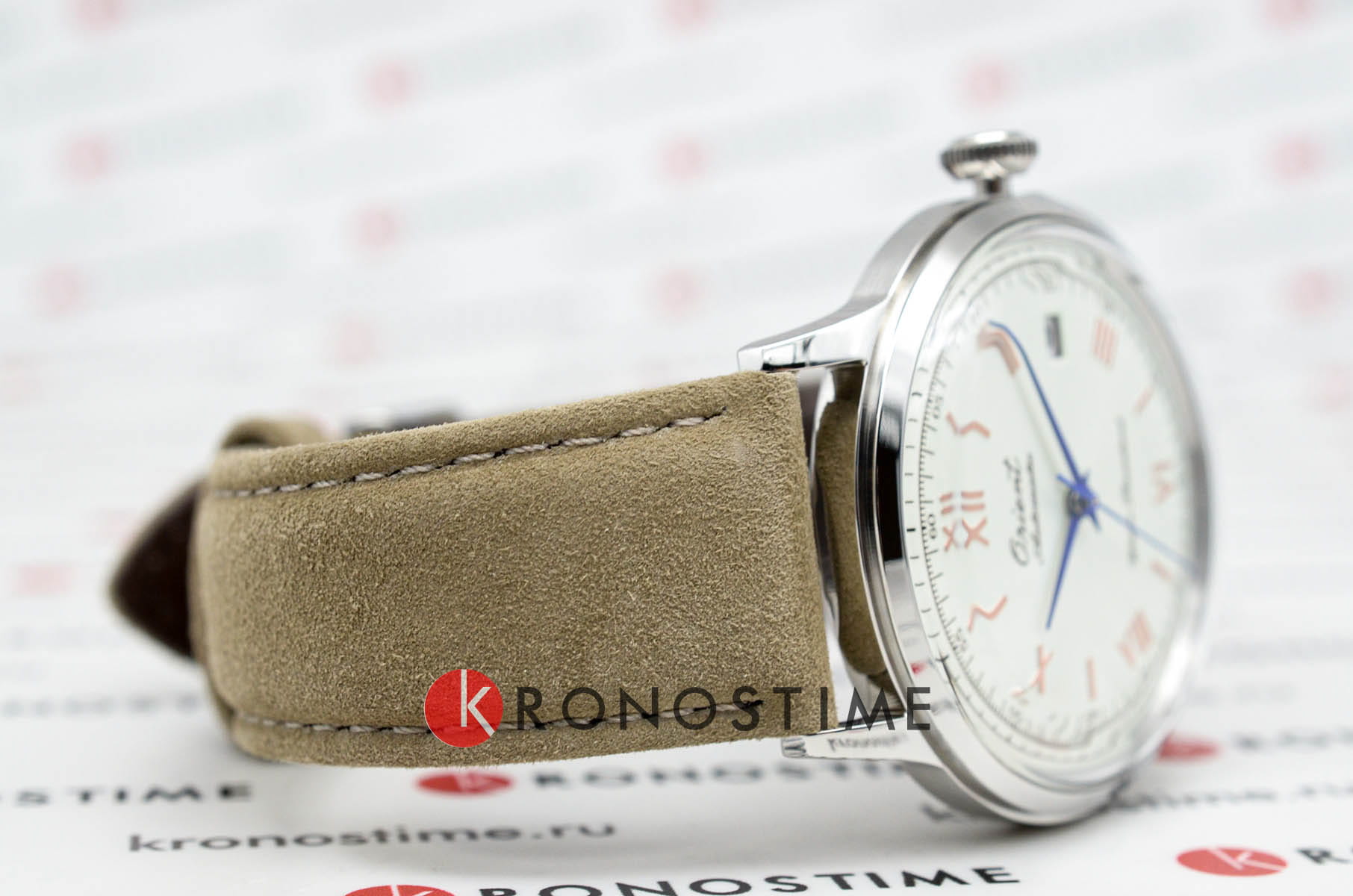 Orient Orient Bambino RA-AC0027S (RN-AC0027S), bambino япония мужские часы на браслете кожаный боковой вид