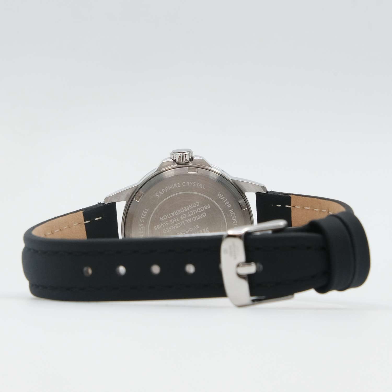 Swiss Military by Chrono Swiss Military by Chrono Classic SM34105.10,  швейцария женские часы на браслете кожаный боковой вид