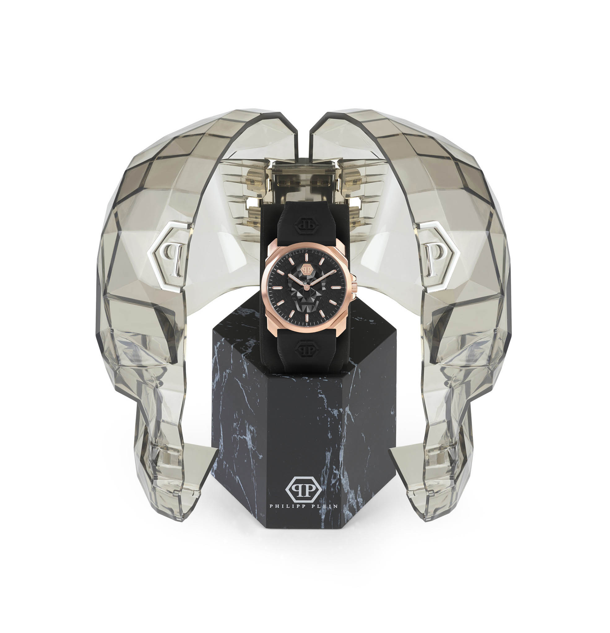 Philipp Plein Philipp Plein The Skull King PWLAA0222 мужские часы черный циферблат на запястье