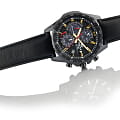 Casio Casio Edifice EQS-900CL-1A кварцевые мужские часы часы крупный план черный циферблата