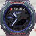 Casio Casio G-Shock GA-2100AH-6ADR (GA-2100AH-6A), g-shock япония мужские часы на браслете пластик боковой вид