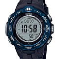 Casio Casio Pro Trek PRW-3100YB-1 PRW PRW-3100YB-1ER электронные мужские часы серый циферблат, браслет пластик — вид спереди