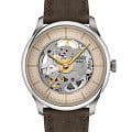 Tissot Tissot Chemin des Tourelles Squelette T139.836.16.261.00 Chemin des Tourelles T1398361626100 механические мужские часы желтый циферблат, браслет кожаный — вид спереди