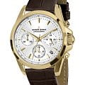 Jacques Lemans Jacques Lemans 1-1863ZC  1-1863ZC кварцевые женские часы белый циферблат, браслет кожаный — вид спереди