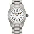 Hamilton Hamilton Khaki Field Mechanical H69439111  H69439111 механические мужские часы белый циферблат, браслет нержавеющая сталь — вид спереди
