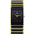 Rado Rado Integral R20848152  R20848152 кварцевые мужские часы черный циферблат, браслет сталь + pvd + керамика — вид спереди